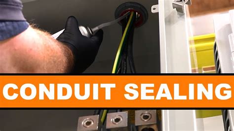 sealing outside of conduit